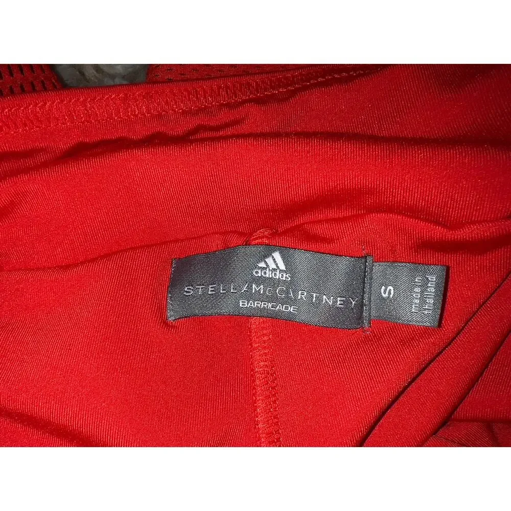 Adidas women’s Stella McCartney women’s red tennis shirt - Picture 12 of 15
